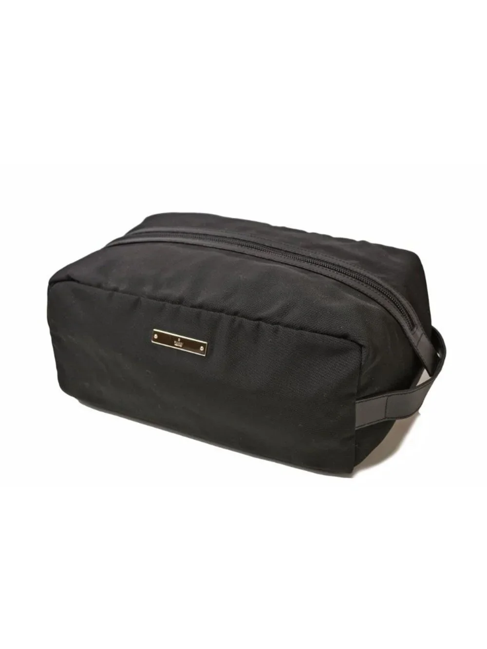 Gucci Travel Pouch Clutch Vintage Nylon Canvas Black